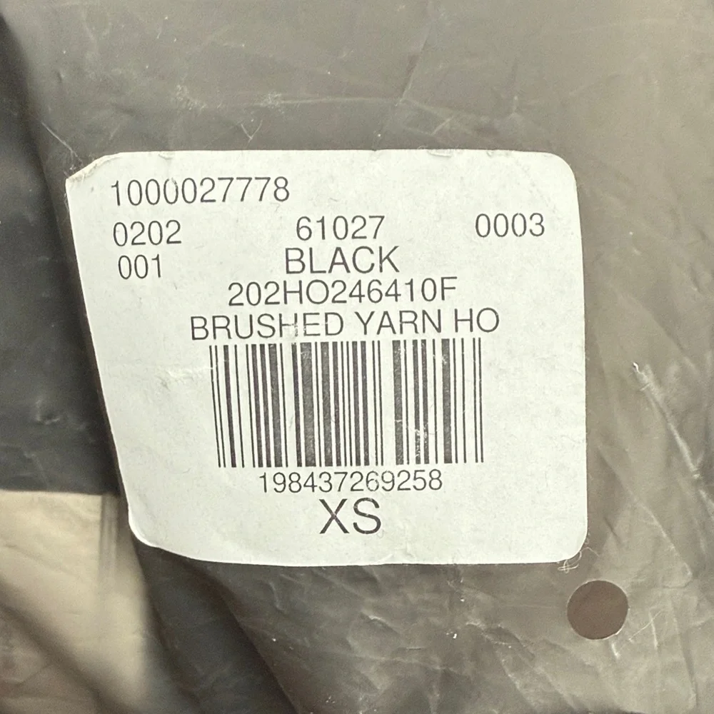 Fear of God Essentials brushed yarn ho black hoodie - Picture 9 of 9